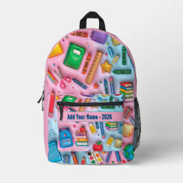Gepersonaliseerde terug naar school 2026 bedrukte rugzak