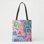 Gepersonaliseerde terug naar school 2026 tote bag (Voorkant)