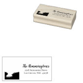 Gepersonaliseerde terugkeer adres stempel Sunrise (Gestempeld)