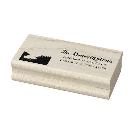Gepersonaliseerde terugkeer adres stempel Sunrise (Stempel)