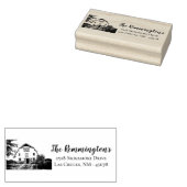 Gepersonaliseerde terugkeer adres stempel Sunset B (Gestempeld)