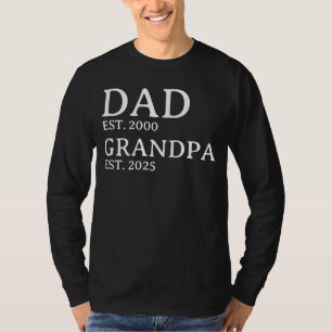 Gepersonaliseerde test. Jaren Papa Opa Custom T-shirt