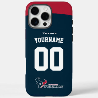 Gepersonaliseerde Texans Jersey Amerikaans Footbal iPhone 16 Pro Max Hoesje