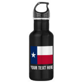 Gepersonaliseerde Texas vlag stalen flessen (Voorkant)