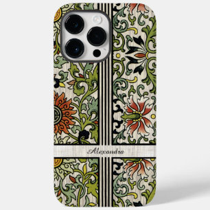 Gepersonaliseerde textuur achtergrond damast Case-Mate iPhone 14 pro max hoesje