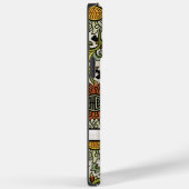 Gepersonaliseerde textuur achtergrond damast Case-Mate iPhone case (Achterkant / Rechts)