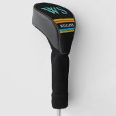 Gepersonaliseerde textuur golfheadcover (Schuin)