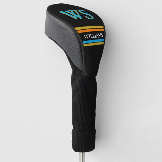 Gepersonaliseerde textuur golfheadcover (Schuin)