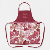 Gepersonaliseerde Thanksgiving - Afval zonder gren Schort (Voorkant)