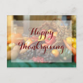 Gepersonaliseerde Thanksgiving Briefkaart (Voorkant)