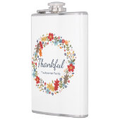 Gepersonaliseerde Thanksgiving Dankbare Herfst Heupfles (Links)