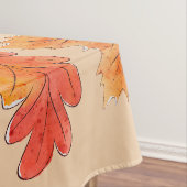 Gepersonaliseerde Thanksgiving Herfst kleur Tafelkleed (Voorbeeld)