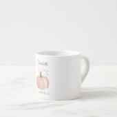 Gepersonaliseerde Thanksgiving - Herfst pompoen da Espresso Kop (Voorkant rechts)