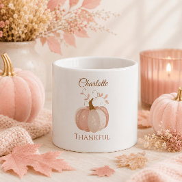 Gepersonaliseerde Thanksgiving – Herfst Pompoen Da Espresso Kop