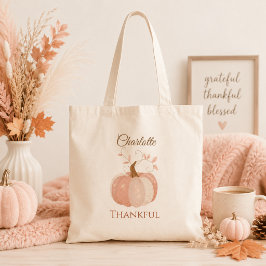 Gepersonaliseerde Thanksgiving – Herfst Pompoen Da Tote Bag