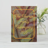 Gepersonaliseerde Thanksgiving Kaart - Digitale op (Staand voorkant)