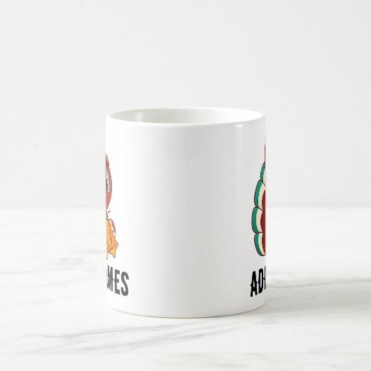 Gepersonaliseerde Thanksgiving Koffie Mokken Grapp (Center)