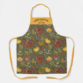 Gepersonaliseerde Thanksgiving, Pumpkin Pie Turkij Schort (Voorkant)