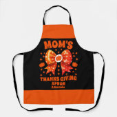 Gepersonaliseerde Thanksgiving Schort van mama (Voorkant)