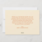 Gepersonaliseerde Thanksgiving Stamp Collage Groet Feestdagenkaart (Achterkant)