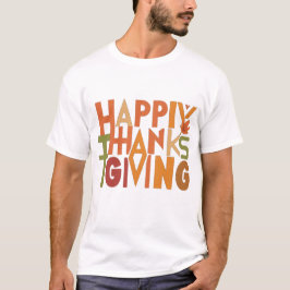 Gepersonaliseerde Thanksgiving T-shirt