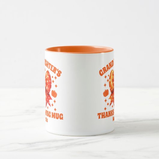 Gepersonaliseerde Thanksgiving van kleindochter Mok (Midden)