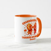 Gepersonaliseerde Thanksgiving van kleindochter Mok (Voorkant rechts)