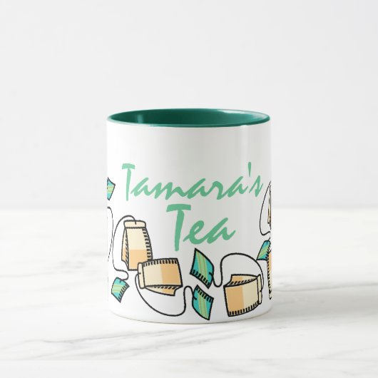 Gepersonaliseerde theebeker mok (Midden)