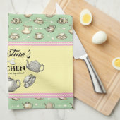 Gepersonaliseerde theekeuken handdoeken (Quarter Fold)