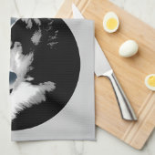 Gepersonaliseerde theekgeschoonde Hondenliefhebber Theedoek (Quarter Fold)