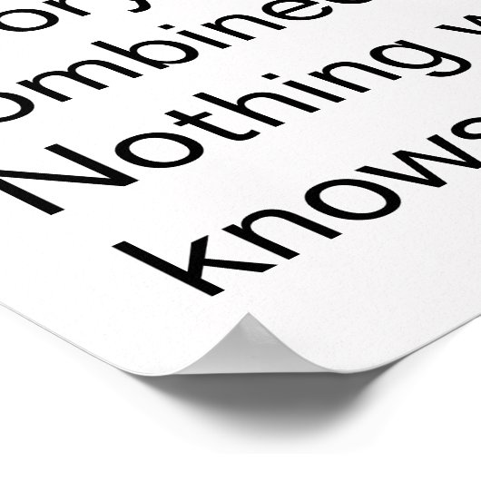 Gepersonaliseerde theorie en praktijk Poster (Hoek)