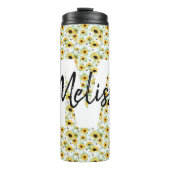 Gepersonaliseerde thermische monogram thermosbeker (Voorkant)