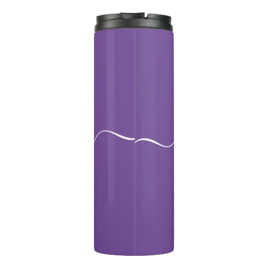 Gepersonaliseerde thermische monogram thermosbeker (Achterkant)