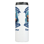 Gepersonaliseerde thermische tuimelaar groeit ster thermosbeker (Achterkant)