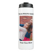 Gepersonaliseerde thermosfles met foto (Voorkant)