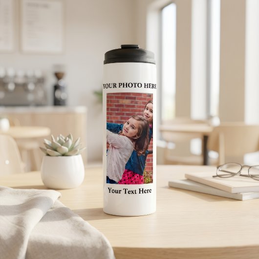 Gepersonaliseerde thermosfles met foto