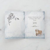 Gepersonaliseerde Tibetaanse Terrier Ma Kerstmis Feestdagen Kaart (Binnen)