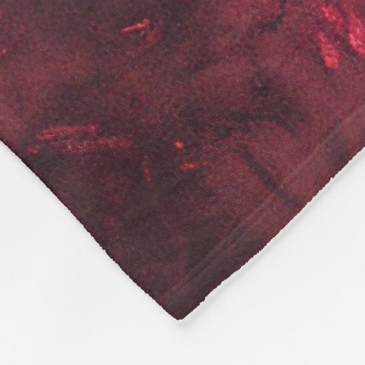 Gepersonaliseerde Tie Dye Gooi Deken met Naam (Hoek)