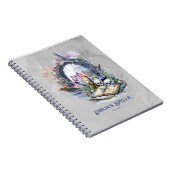Gepersonaliseerde Tienerheks Spell Book Grimoire Notitieboek (Rechterzijde)