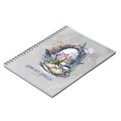 Gepersonaliseerde Tienerheks Spell Book Grimoire Notitieboek (Linkerzijde)