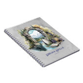 Gepersonaliseerde Tienerheks Spell Book Grimoire Notitieboek (Rechterzijde)