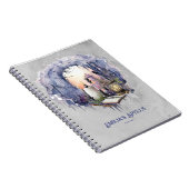 Gepersonaliseerde Tienerheks Spell Book Grimoire Notitieboek (Rechterzijde)