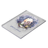 Gepersonaliseerde Tienerheks Spell Book Grimoire Notitieboek (Linkerzijde)