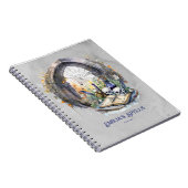 Gepersonaliseerde Tienerheks Spell Book Grimoire Notitieboek (Rechterzijde)