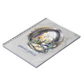 Gepersonaliseerde Tienerheks Spell Book Grimoire Notitieboek (Linkerzijde)