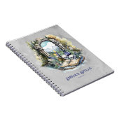 Gepersonaliseerde Tienerheks Spell Book Grimoire Notitieboek (Rechterzijde)