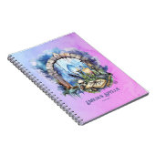 Gepersonaliseerde Tienerheks Spell Book Grimoire Notitieboek (Rechterzijde)