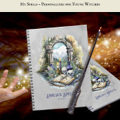 Gepersonaliseerde Tienerheks Spell Book Grimoire Notitieboek