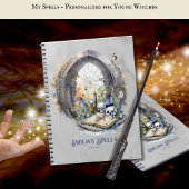 Gepersonaliseerde Tienerheks Spell Book Grimoire Notitieboek