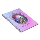 Gepersonaliseerde Tienerheks Spell Book Grimoire Notitieboek (Rechterzijde)